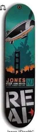 Real Jones Stealth deck in the Deluxe Distribution 2001 Spring