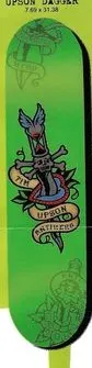 Anti Hero Upson Dagger deck in the Deluxe Distribution 2001 Winter Catalog
