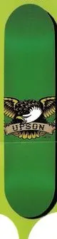 Anti Hero Upson Banner deck in the Deluxe Distribution 2001 Winter Catalog