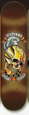 Anti Hero Hewitt Tattoo deck in the Deluxe Distribution 2005 Back To School