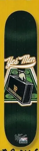 Anti Hero Stranger Yes Men deck in the Deluxe Distribution 2005 Back To School