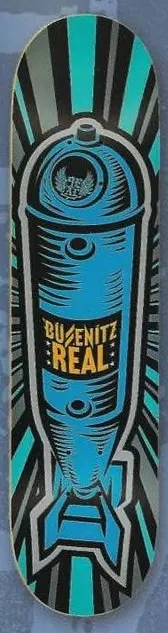 Real Busenitz Bomb deck in the Deluxe Distribution 2005 Back To School