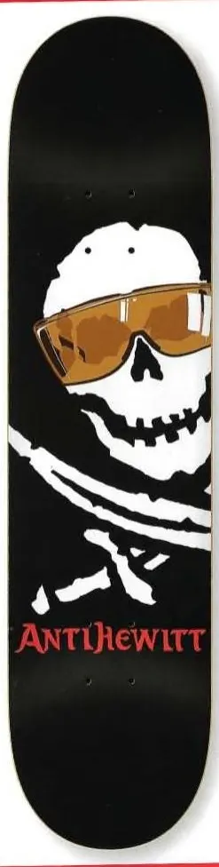 Anti Hero Hewitt Glasses deck in the Deluxe Distribution 2005 Fall