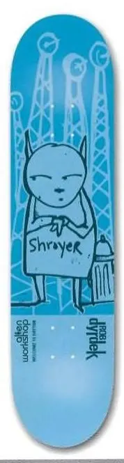 Alien Workshop Dyrdek Welcome to Dayton deck in the DNA Distribution 2000 Fall