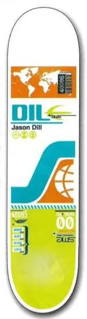 Alien Workshop Dill Flight Series deck in the DNA Distribution 2000 Fall