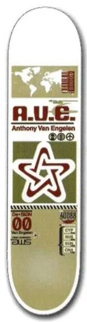 Alien Workshop Van Engelen Flight Series deck in the DNA Distribution 2000 Fall