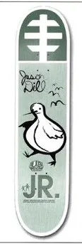 Alien Workshop Dill Colorphorm Jr deck in the DNA Distribution 2002