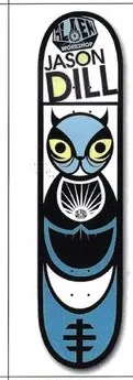 Alien Workshop Dill Cateye deck in the DNA Distribution 2002
