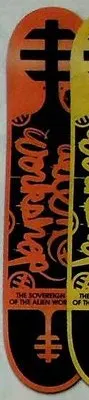 Alien Workshop Script Deck (Orange) deck in the DNA Distribution 2004 Fall