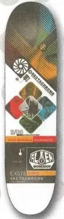 Alien Workshop Sectachrome deck in the DNA Distribution Catalog 2000 Spring