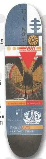 Alien Workshop Way Sectachrome deck in the DNA Distribution Catalog 2000 Spring