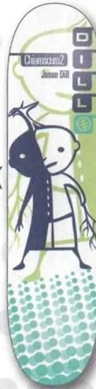 Alien Workshop Dill Chiaroscuro 2 deck in the DNA Distribution Catalog 2000 Spring