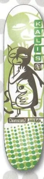 Alien Workshop Kalis Chiaroscuro 2 deck in the DNA Distribution Catalog 2000 Spring