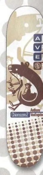 Alien Workshop A.V.E. Chiaroscuro 2 deck in the DNA Distribution Catalog 2000 Spring
