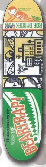 Alien Workshop Dyrdek Limited Edition (Bear Trap) deck in the DNA Distribution Catalog 2000 Spring