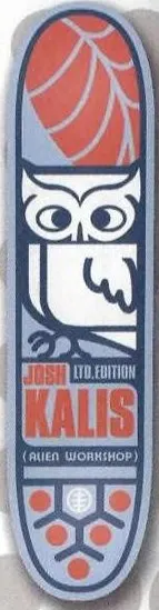 Alien Workshop Kalis Limited Edition deck in the DNA Distribution Catalog 2000 Spring