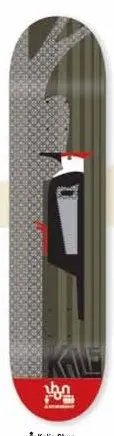 Alien Workshop Kalis Shun deck in the DNA Distribution Catalog 2006 Spring