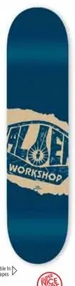 Alien Workshop OG Sketchbook (Blue) deck in the DNA Distribution Catalog 2006 Spring