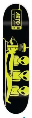 Alien Workshop Saari Abduction (Yellow) deck in the DNA Distribution Catalog 2008 Fall