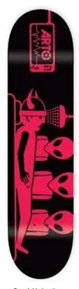 Alien Workshop Saari Abduction (Red) deck in the DNA Distribution Catalog 2008 Fall