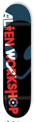 Alien Workshop Flatline deck in the DNA Distribution Catalog 2008 Fall
