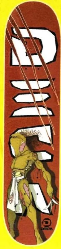 Deca Green Oni deck in the Dwindle Distribution 2002 Spring
