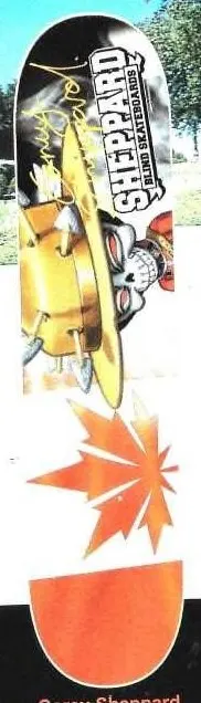 Blind Sheppard Wake N Bake deck in the Dwindle Distribution 2002 Spring