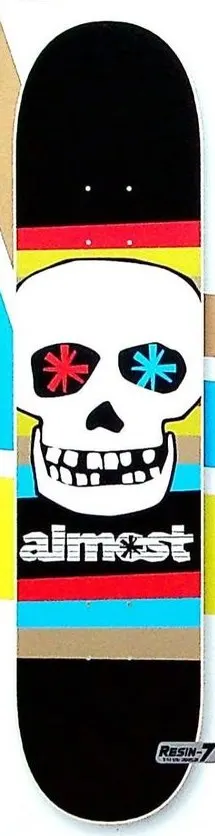 Almost Default Skull Face deck in the Dwindle 2006 Spring