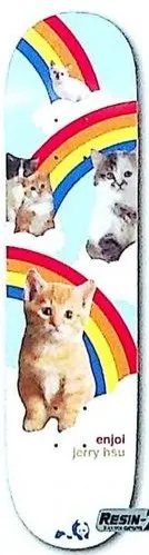 Enjoi Hsu Kitten Dreams deck in the Dwindle 2006 Spring