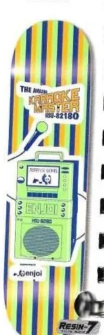 Enjoi Hsu Karaoke Master deck in the Dwindle Distribution 2005 Fall