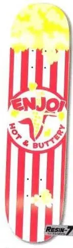 Enjoi Hot and Buttery Team deck in the Dwindle Distribution 2005 Fall