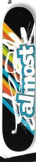 Almost Scribble Jam (Black) deck in the Dwindle Distribution 2005 Fall