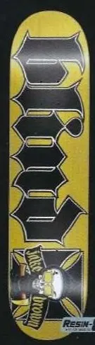 Blind Brown Reaper Crossbar (Yellow) deck in the Dwindle Distribution 2006 Fall