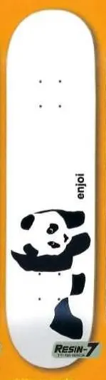Enjoi Whitey Panda deck in the Dwindle Distribution 2006 Fall