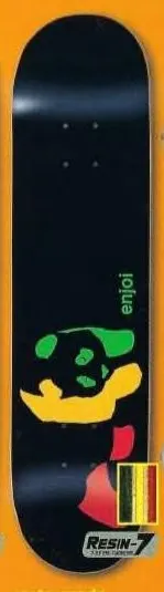 Enjoi Rasta Panda deck in the Dwindle Distribution 2006 Fall