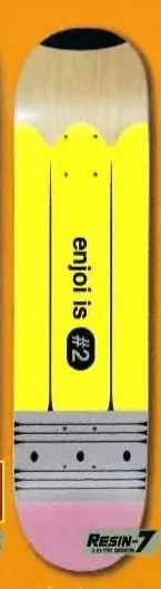 Enjoi Number Two (Mid) deck in the Dwindle Distribution 2006 Fall