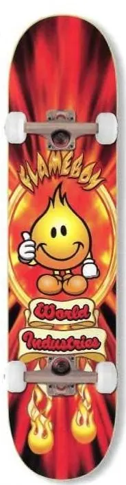 World Industries Flameboy 2 deck in the Dwindle Distribution 2006 Spring Prebook