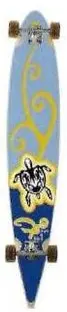 Sector 9 La Tortuga Pintail deck in the Eastern Skateboard Supply 2001 Summer