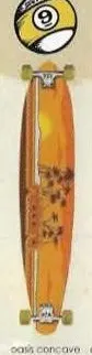 Sector 9 Oasis Concave Carving Series S91 deck in the Eastern Skateboard Supply 2002 Fall Winter