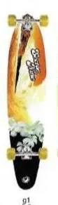 Sector 9 G1 Fe9 deck in the Eastern Skateboard Supply 2002 Spring Summer