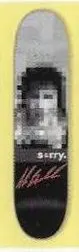 Flip Boulala Pixelated deck in the Eastern Skateboard Supply 2002 Summer