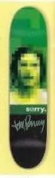 Flip Penny Pixelated deck in the Eastern Skateboard Supply 2002 Summer