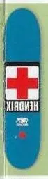 Black Label Hendrix Red Cross deck in the Eastern Skateboard Supply 2002 Summer