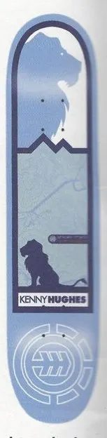 Element Hughes Instinct deck in the Element 2001 Spring
