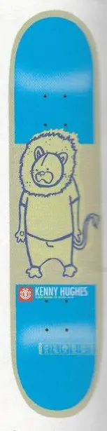 Element Hughes Manimal deck in the Element 2001 Spring