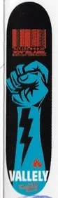 Black Label Vallely Black & Blue deck in the Giant Distribution 1998