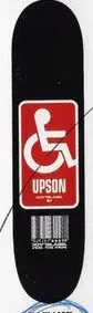 Black Label Upson Crippled deck in the Giant Distribution 1998