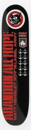 Black Label Hensley Battle Cry deck in the Giant Distribution 2000