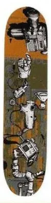 New Deal Oyola Adept deck in the Giant Distribution 2001