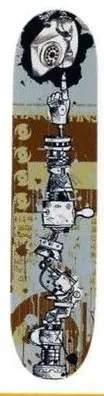 New Deal Johnson Adept deck in the Giant Distribution 2001